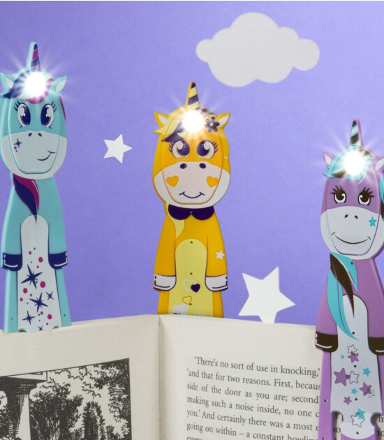 Thinking Gifts Flexilight Esnek Okuma Lambası // Unicorn - Yellow