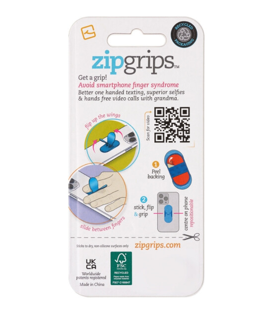 Thinking Gifts Zipgrips Telefon Tutucu & Stand // Puppy