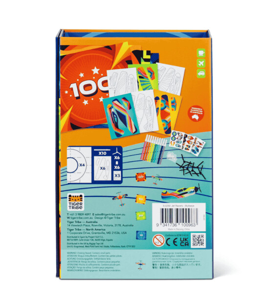 Tiger Tribe Kağıt U&ccedil;ak Yapım Seti