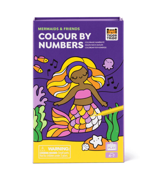 Tiger Tribe Sayılara G&ouml;re Boyama // Deniz Kızları ve Arkadaşları
