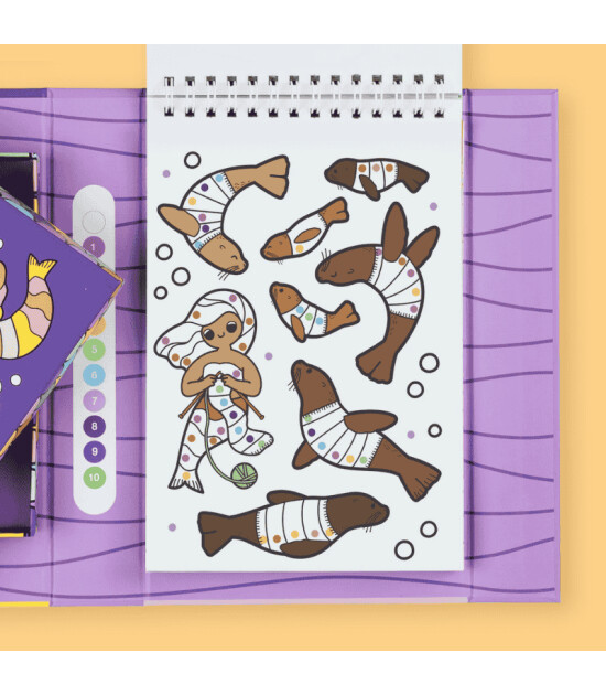 Tiger Tribe Sayılara G&ouml;re Boyama // Deniz Kızları ve Arkadaşları