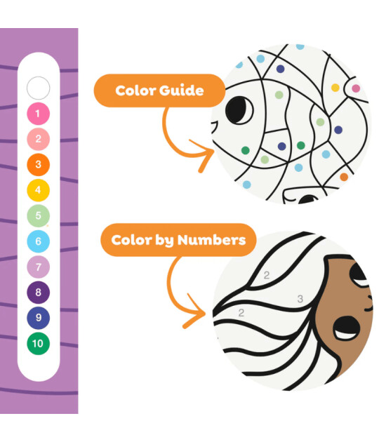 Tiger Tribe Sayılara G&ouml;re Boyama // Deniz Kızları ve Arkadaşları