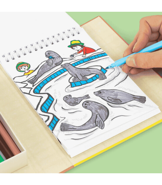 Tiger Tribe Boyama Seti // Hayvanat Bah&ccedil;esi