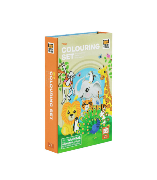 Tiger Tribe Boyama Seti // Hayvanat Bah&ccedil;esi