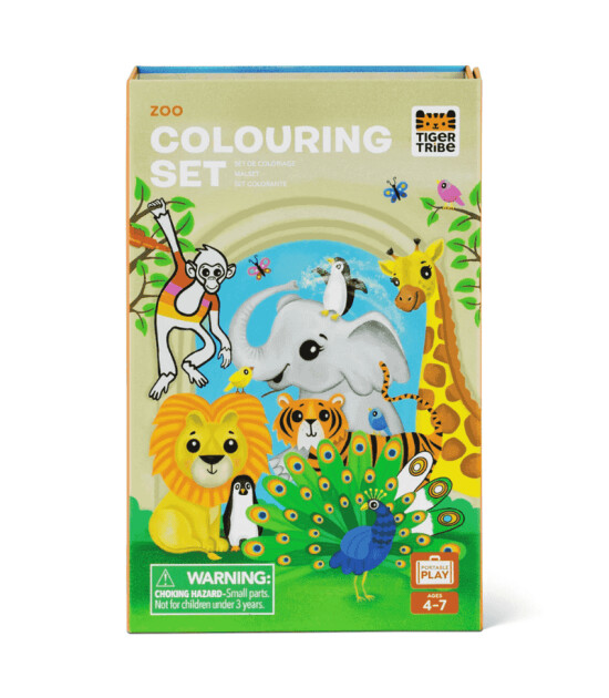 Tiger Tribe Boyama Seti // Hayvanat Bah&ccedil;esi