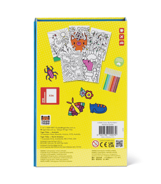 Tiger Tribe Sayılara G&ouml;re Boyama // G&ouml;kkuşağı Bah&ccedil;esi