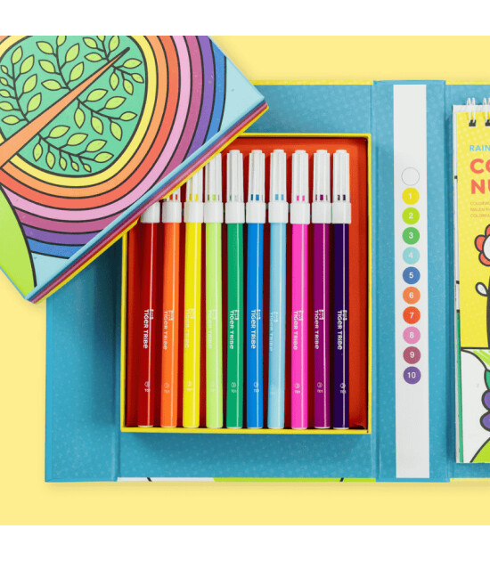 Tiger Tribe Sayılara G&ouml;re Boyama // G&ouml;kkuşağı Bah&ccedil;esi