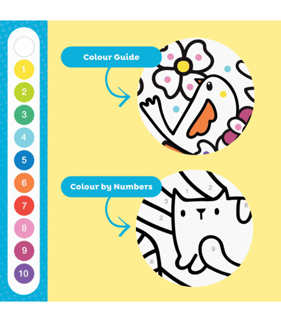 Tiger Tribe Sayılara G&ouml;re Boyama // G&ouml;kkuşağı Bah&ccedil;esi