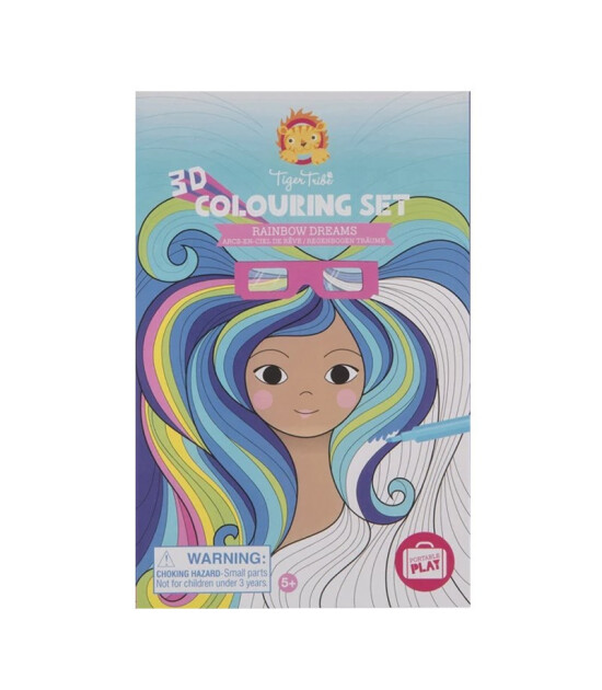 Tiger Tribe 3D Boyama Seti // Rainbow Dreams