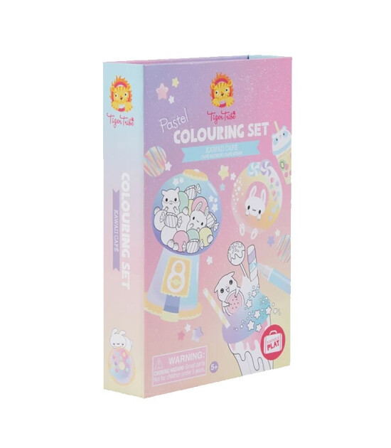 Tiger Tribe Pastel Boyama Seti // Kawaii Cafe