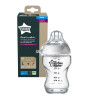 Tommee Tippee Closer to Nature Cam Biberon (250 ml) // Beyaz