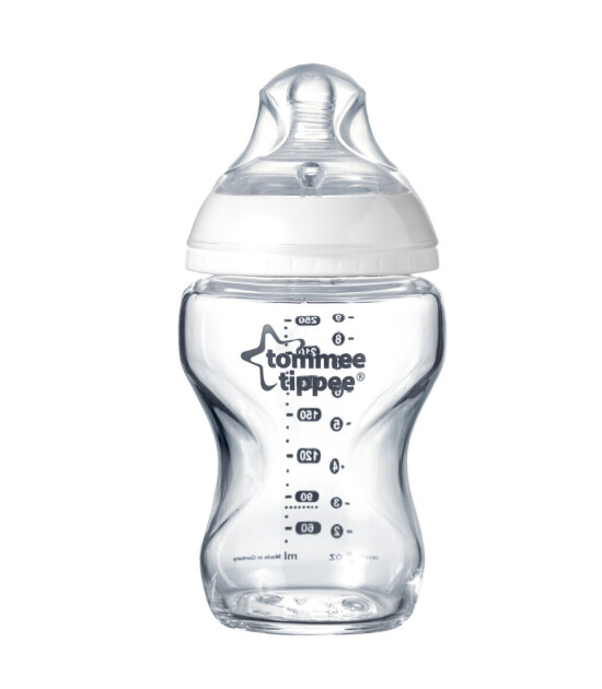 Tommee Tippee Closer to Nature Cam Biberon (250 ml) // Beyaz