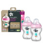 Tommee Tippee Closer to Nature PP Biberon - 2'li Set (260 ml) // Pembe