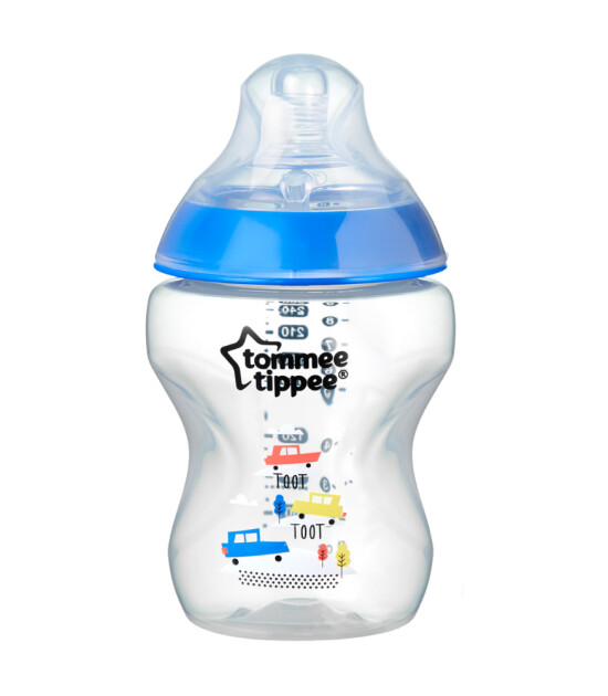 Biberon Closer to Nature Transparent 260 ml de Tommee Tippee, Biberons PP  (polypropylène) : Aubert