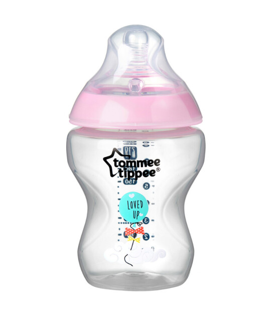 Tommee Tippee Closer to Nature PP Biberon (260 ml) // Pembe