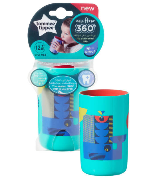 Tommee Tippee Kulpsuz 360 Derece Bardak // Whale