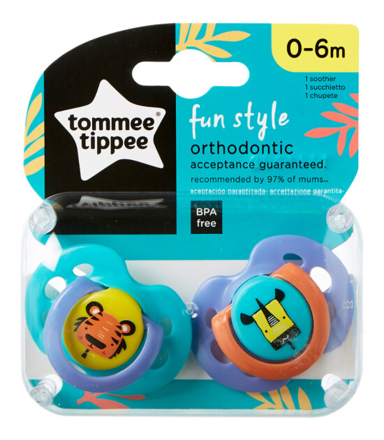 Tommee Tippee Fun Emzik (0-6 Ay) // Tiger-Unicorn