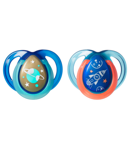 Tommee Tippee Gece Emzik (0-6 Ay) // Blue