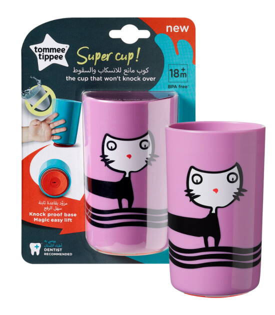 Tommee Tippee No Knock Devrilmez Bardak // Cat