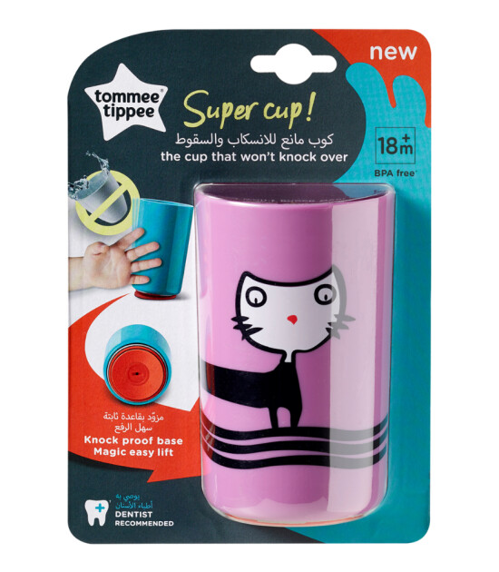 Tommee Tippee No Knock Devrilmez Bardak // Cat