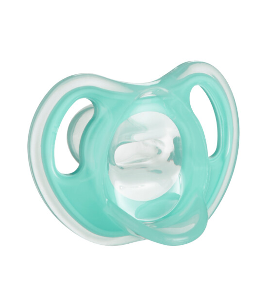 Tommee Tippee Ultra Hafif Silikon Emzik 2'li Set (0-6 Ay) // Beyaz - Yeşil