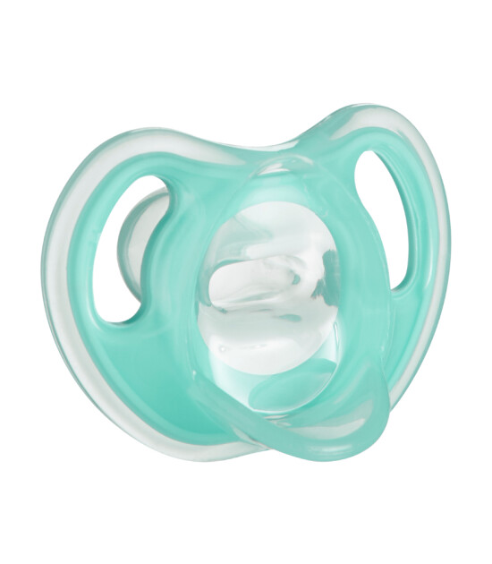Tommee Tippee Ultra Hafif Silikon Emzik 2'li Set (6-18 Ay) // Beyaz - Yeşil