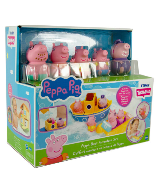 Tomy Toomies Peppa Pig Tekne Macera Seti