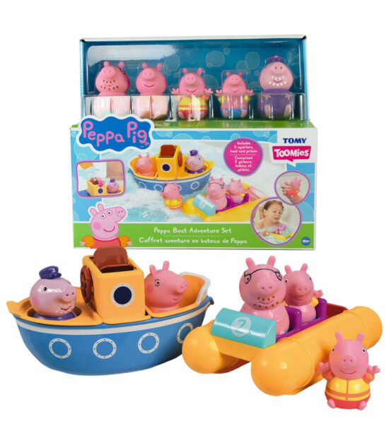 Tomy Toomies Peppa Pig Tekne Macera Seti