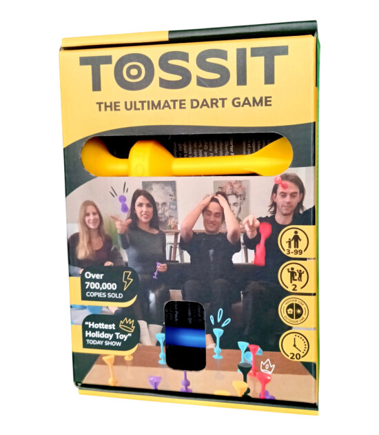 Tossit Silikon Dart Başlangıç Seti // Mavi-Sarı