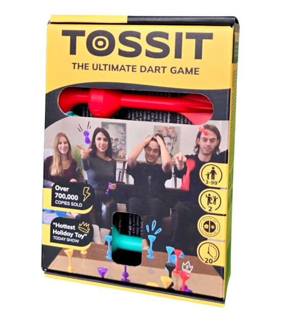 Tossit Silikon Dart Başlangıç Seti // Kırmızı-Camgöbeği