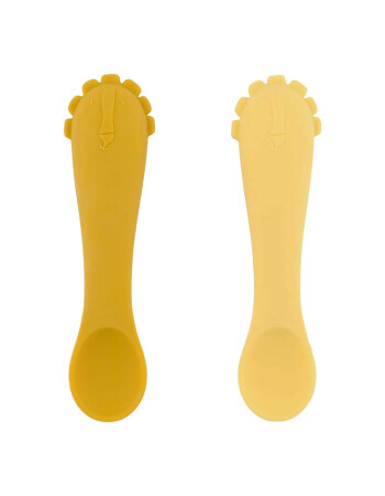 Trixie Mr. Lion - 2li Silikon Bebek Kaşığı Seti