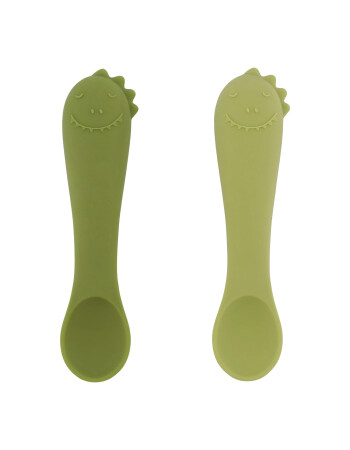 Trixie Mr. Dino - 2li Silikon Yemek Kaşığı Seti