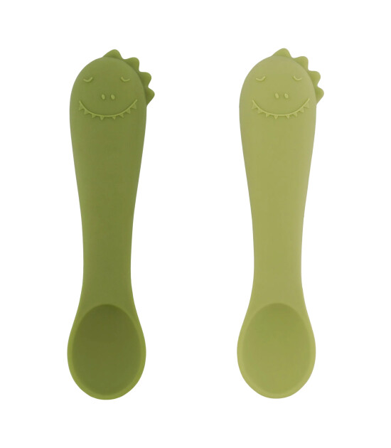 Trixie Mr. Dino - 2li Silikon Yemek Kaşığı Seti