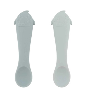 Trixie Silikon Bebek Kaşığı Seti (2 Adet) // Mrs. Shark