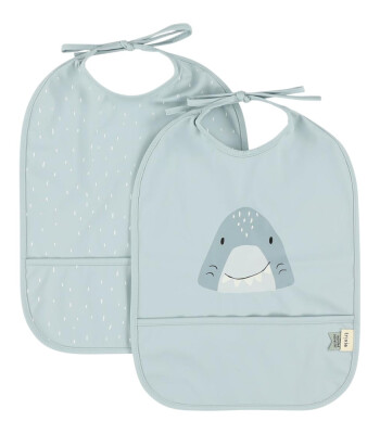 Trixie Su Geçirmez Mama Önlüğü Seti (2 Adet) // Mr. Shark