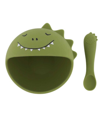 Trixie Silikon Bebek Yemek Seti // Mr. Dino -