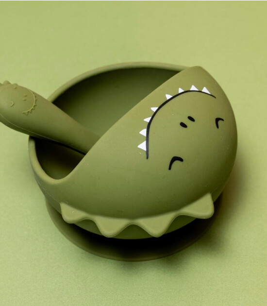 Trixie Silikon Bebek Yemek Seti // Mr. Dino -