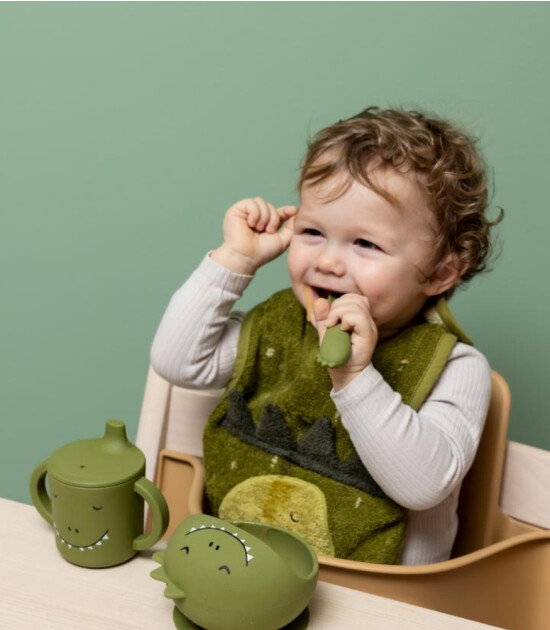 Trixie Silikon Bebek Yemek Seti // Mr. Dino -