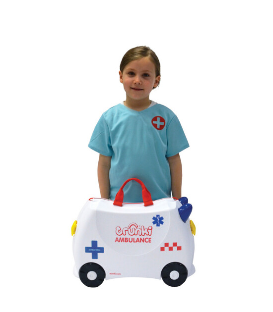 Trunki Çocuk Bavulu // Ambulans Abbie (Antibakteriyel)