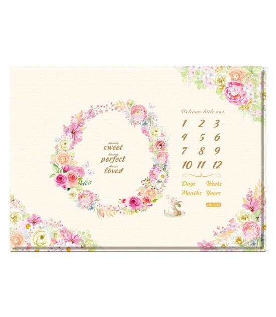 Unigo Milestone Oyun Matı // Flower (100cm x 140cm x 8mm)