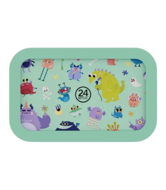 24Bottles Snack Box Paslanmaz Çelik Atıştırmalık Kutusu // Spooky Friends