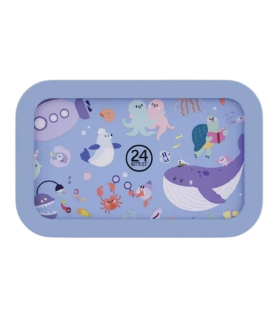 24Bottles Snack Box Paslanmaz Çelik Atıştırmalık Kutusu // Ocean Friends