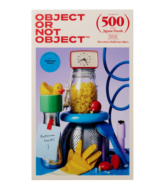 Object Or Not Object Jigsaw Puzzle // Bathroom Snack (500 Parça)