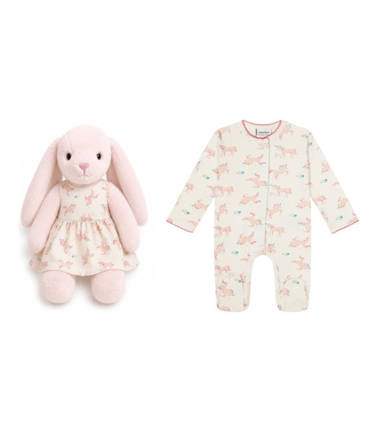 Antebies & Velvet Bunny Bebek Tulumu ve Peluş Tavşan Hediye Seti // Unicorn Masalı