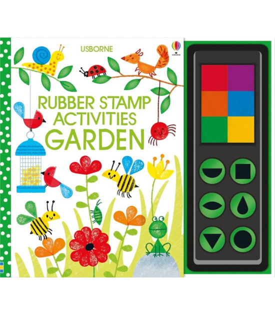 Usborne Publishing Rubber Stamp Activities: Garden