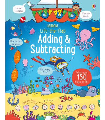 Usborne Publishing Lift-the-Flap Adding and Subtracting