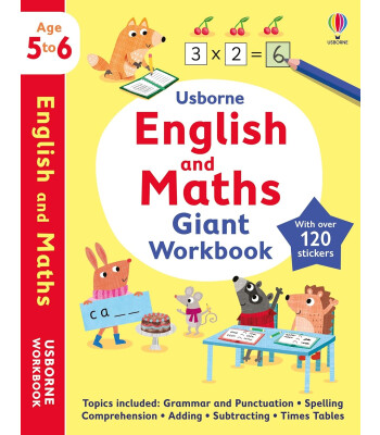 Usborne Publishing English and Maths Giant Workbook 5-6