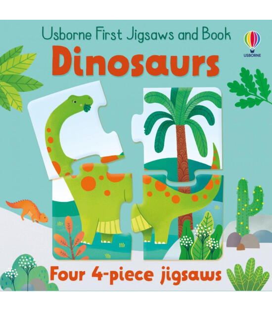 Usborne Publishing First Jigsaws And Book: Dinosaurs