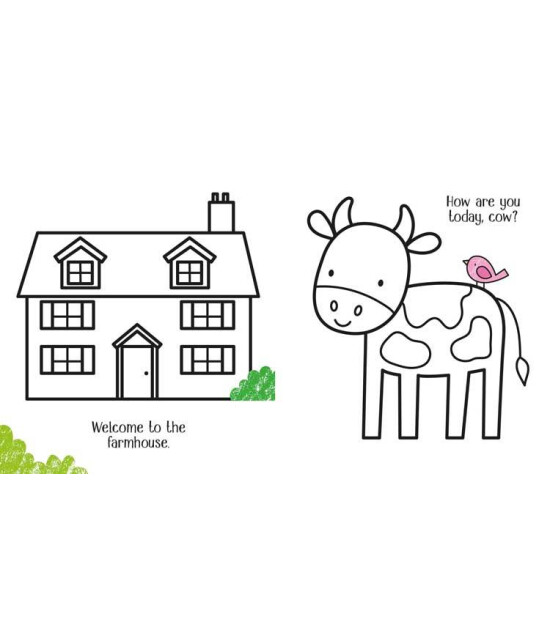 Usborne Publishing First Colouring: Farm