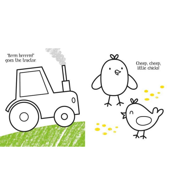 Usborne Publishing First Colouring: Farm